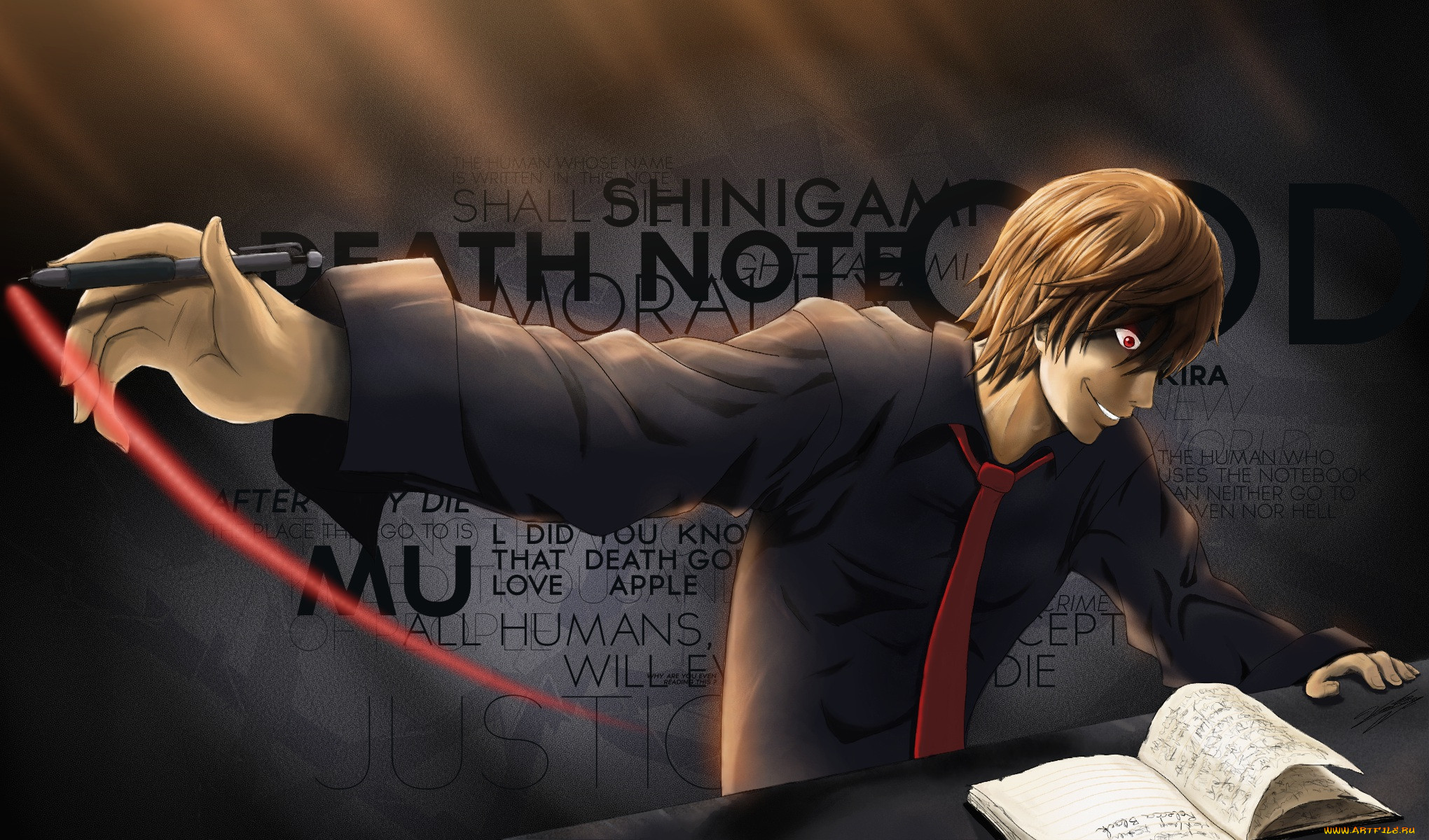 , death note, noctiscinema, yagami, light, death, note